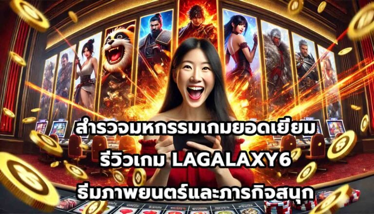 สำรวจมหกรรมเกมยอดเยี่ยม รีวิวเกม LAGALAXY6 ธีมภาพยนตร์และภารกิจสนุก-15