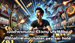 เปิดตำราเกมใหม่ รีวิวเกม Ufa168bp ที่ใช้กลไกพิเศษ cluster pay และ hold-1